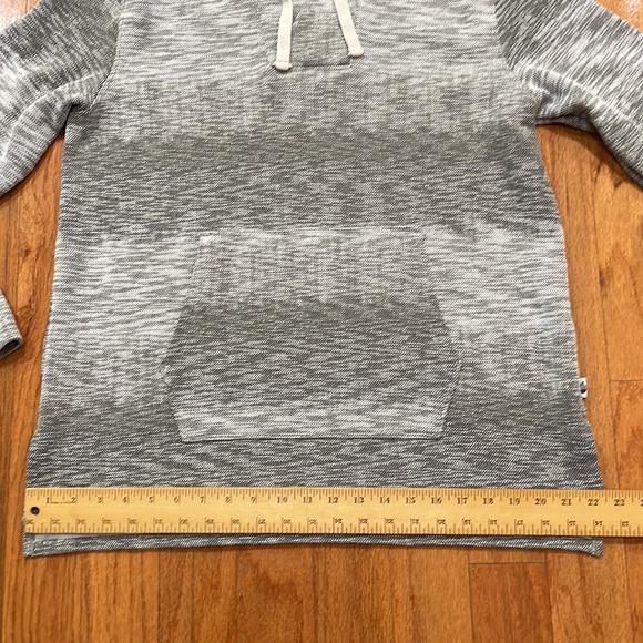 The North Face Woman Size Large Popover Gray Hoodie Kangaroo Pocket Long Sleeve - Picture 10 of 12